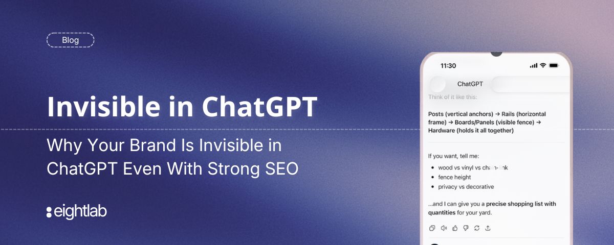 Why Your Brand Is Invisible in ChatGPT Even With Strong SEO
